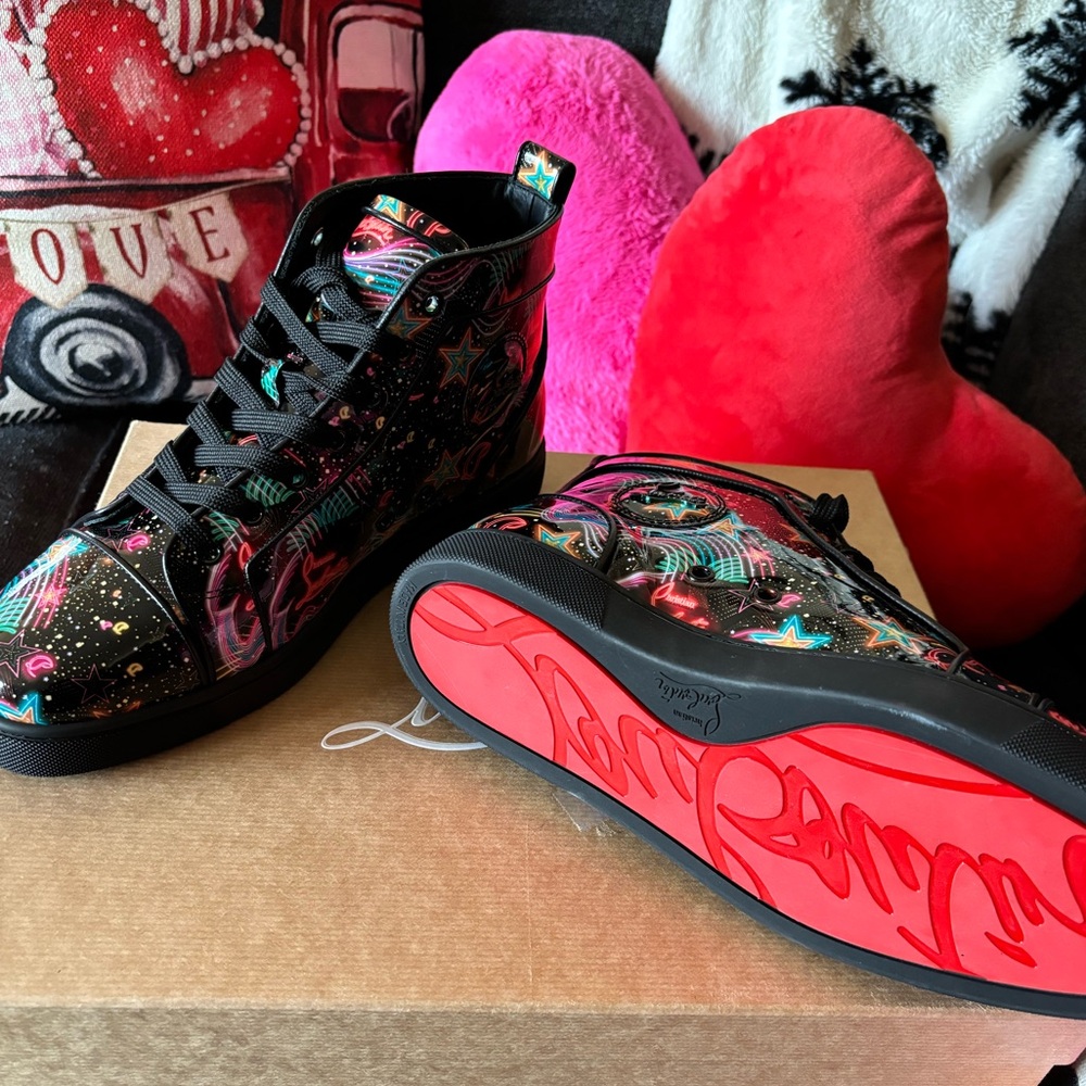 Christian Louboutin Patent Starlight Nappa Sneakers